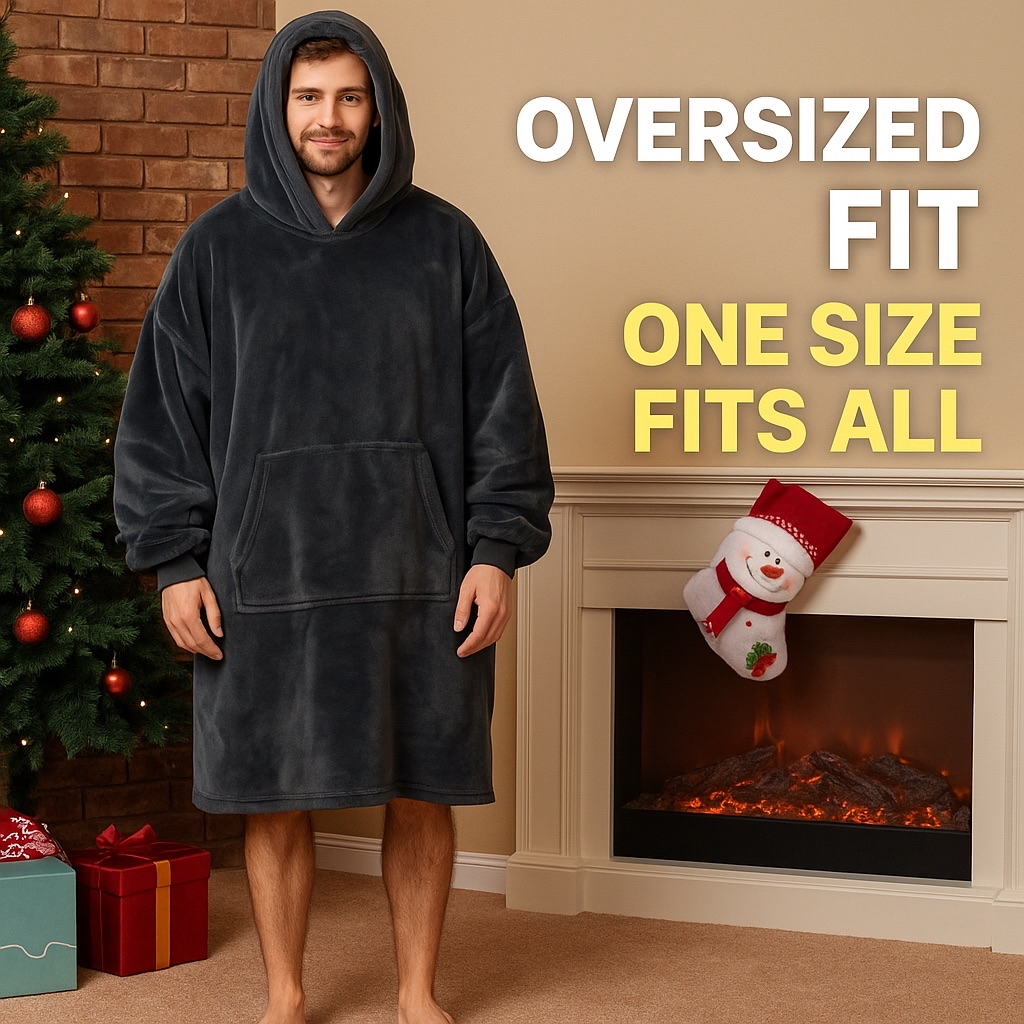 SnugSeason™ Wearable Blanket Hoodie | $36 with CODE "CHRISTMAS"