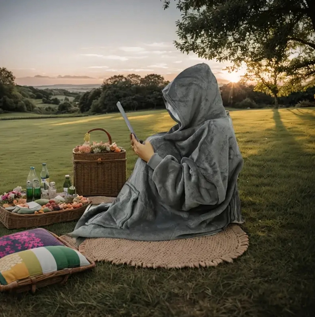 SnugSeason™ Wearable Blanket Hoodie | $36 with CODE "CHRISTMAS"